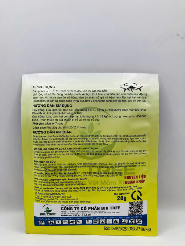 Thuốc trừ bệnh STARMONAS 45WP - Hình ảnh 3