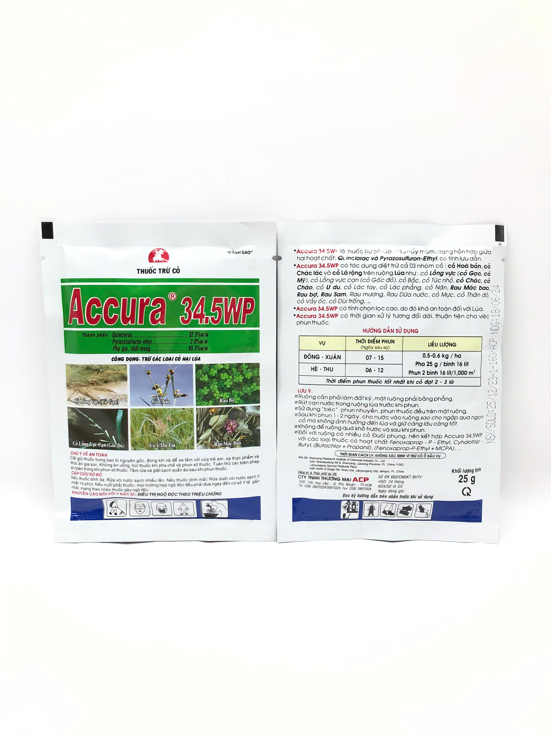 Thuốc trừ cỏ ACCURA 34.5WP