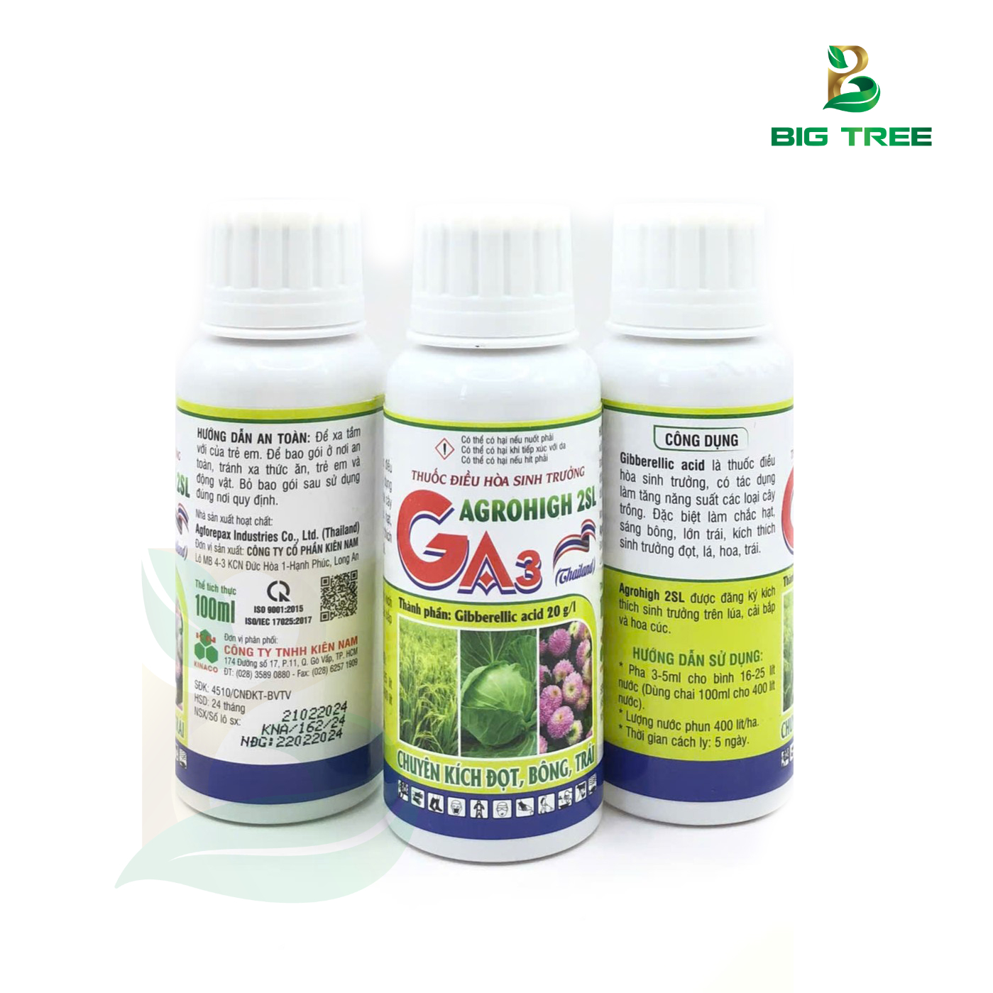 Thuốc điều hòa sinh trưởng AGROHIGH 2SL