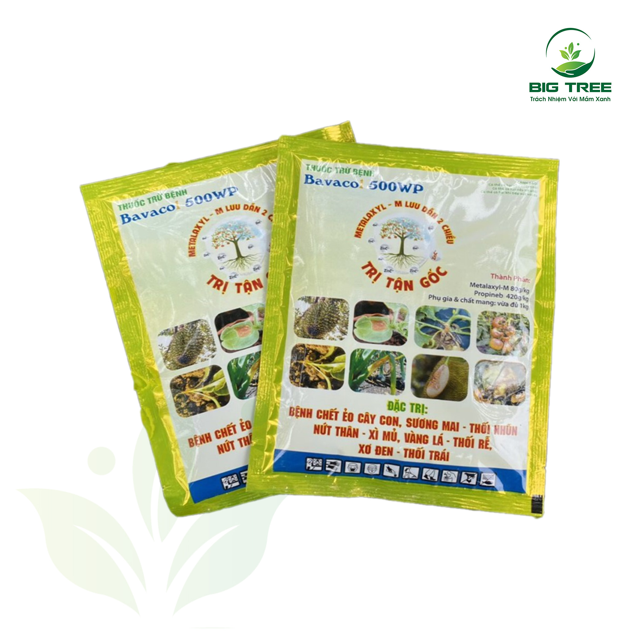 Thuốc trừ bệnh Bavacol 500WP