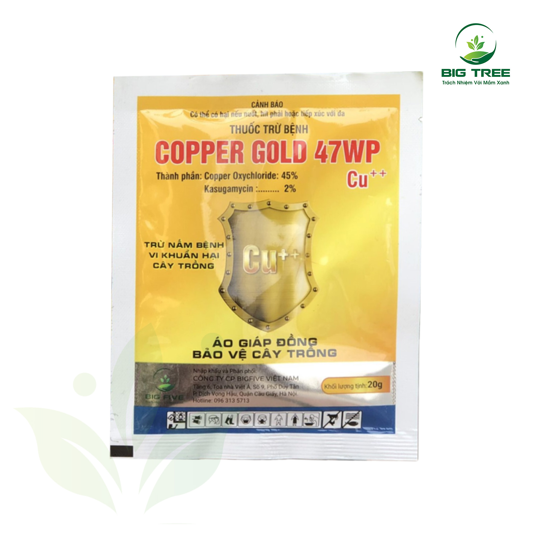 Thuốc trừ bệnh COPPER GOLD 47WP