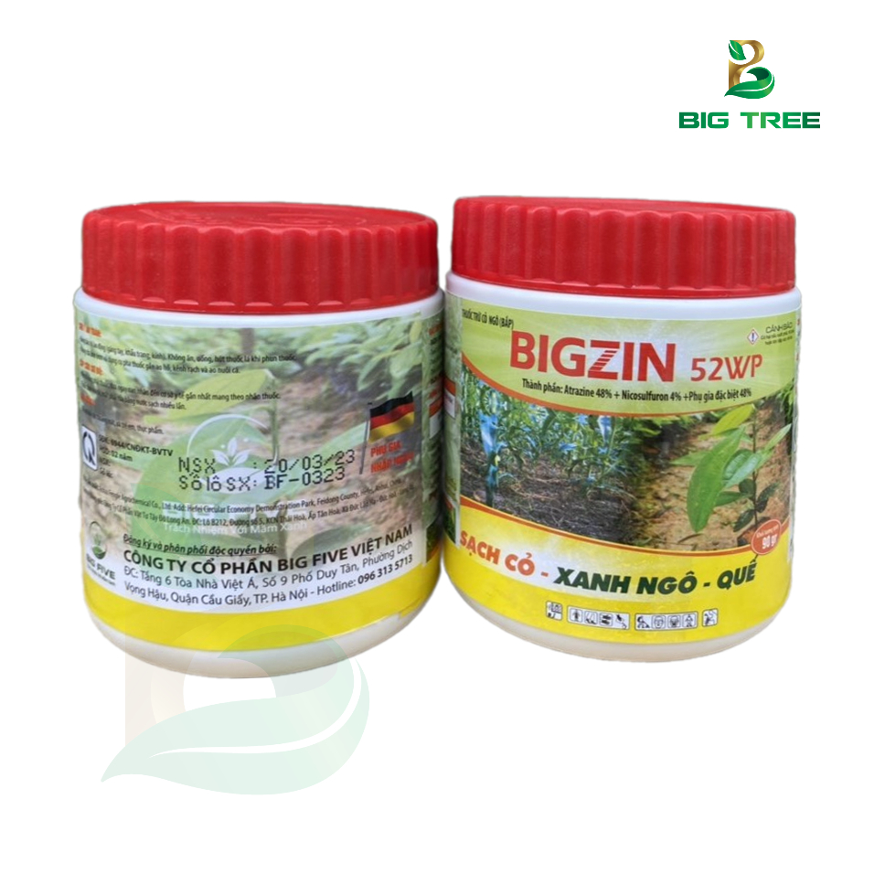 Thuốc trừ cỏ Bigzin 52WP