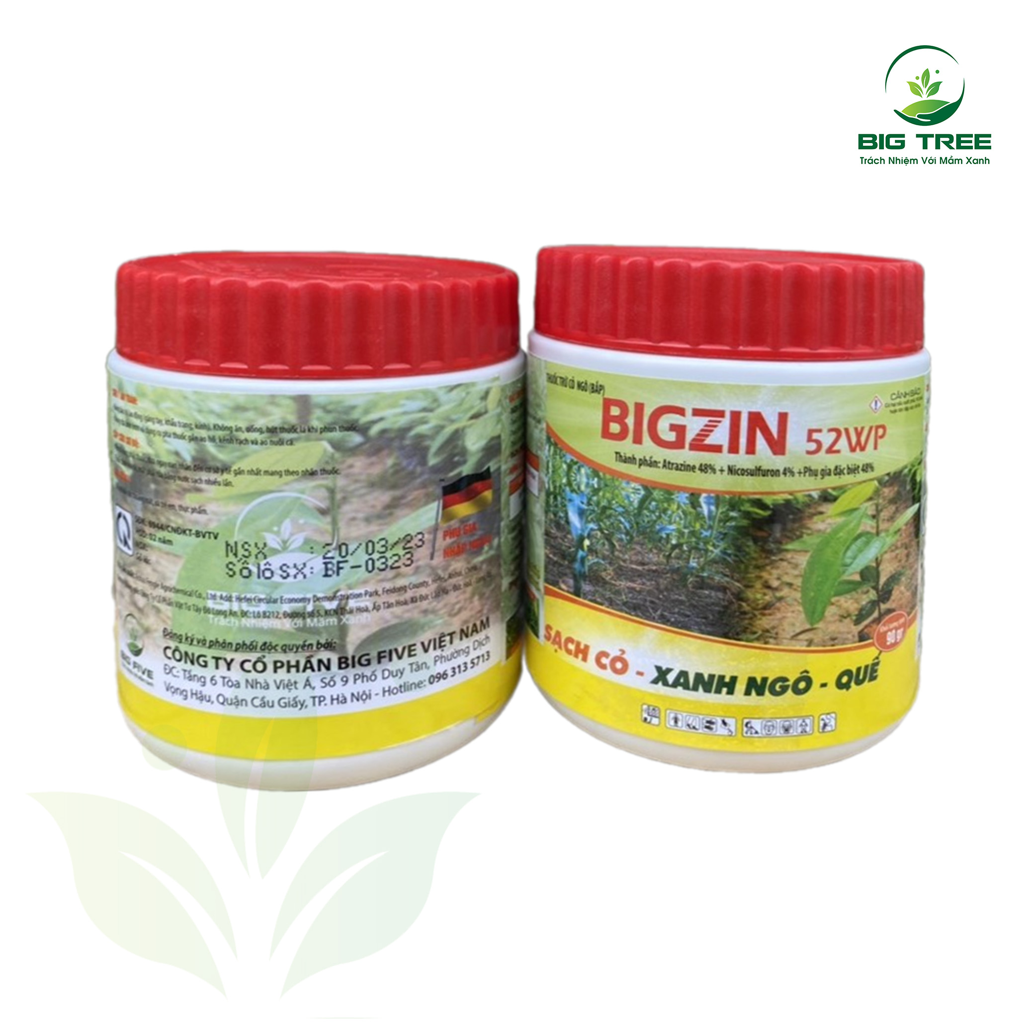 Thuốc trừ cỏ Bigzin 52WP