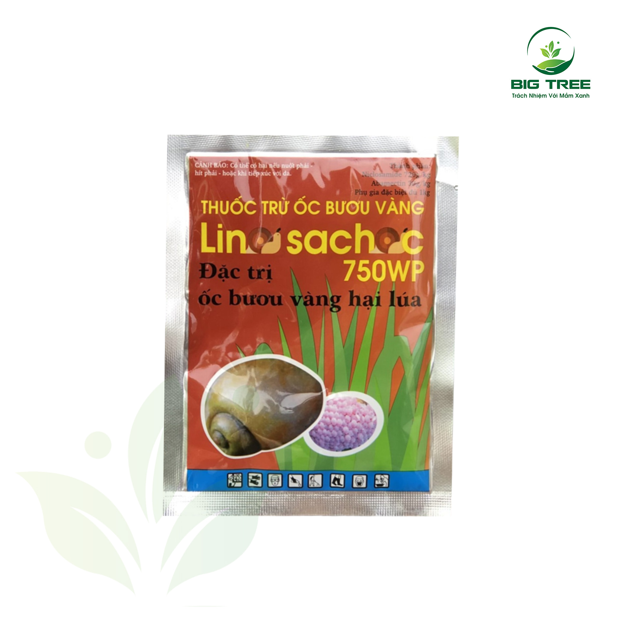Thuốc trừ ốc bươu vàng LINO SACHOC 750WP
