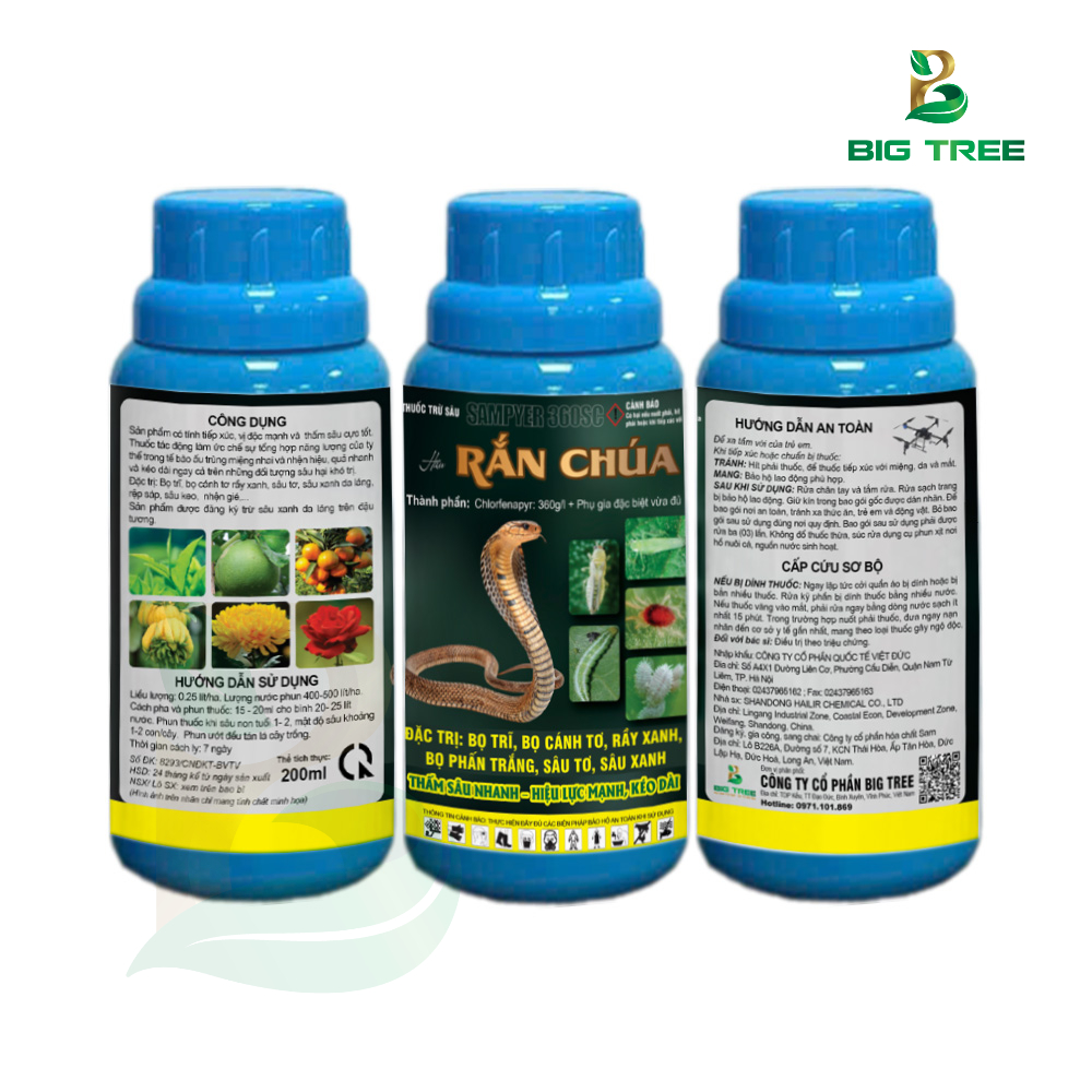 THUỐC TRỪ SÂU SAMPYER 360SC – Hiệu RẮN CHÚA