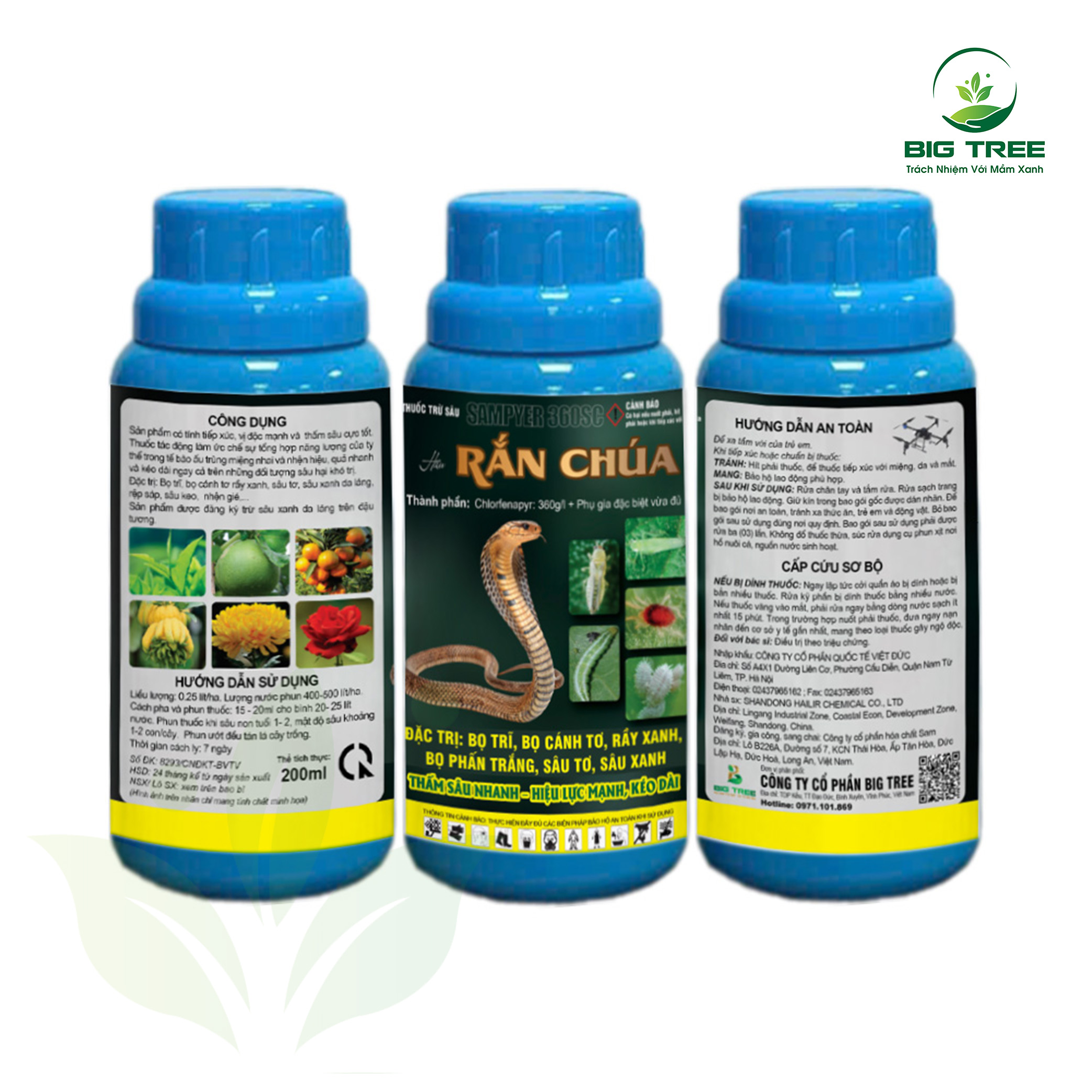 THUỐC TRỪ SÂU SAMPYER 360SC – Hiệu RẮN CHÚA
