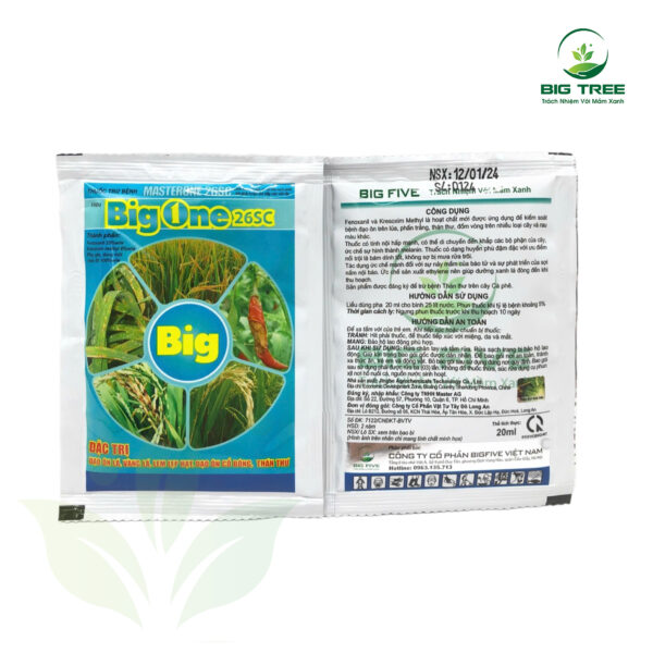 Thuốc trừ bệnh MASTERONE 26SC hiệu BIGONE 26SC