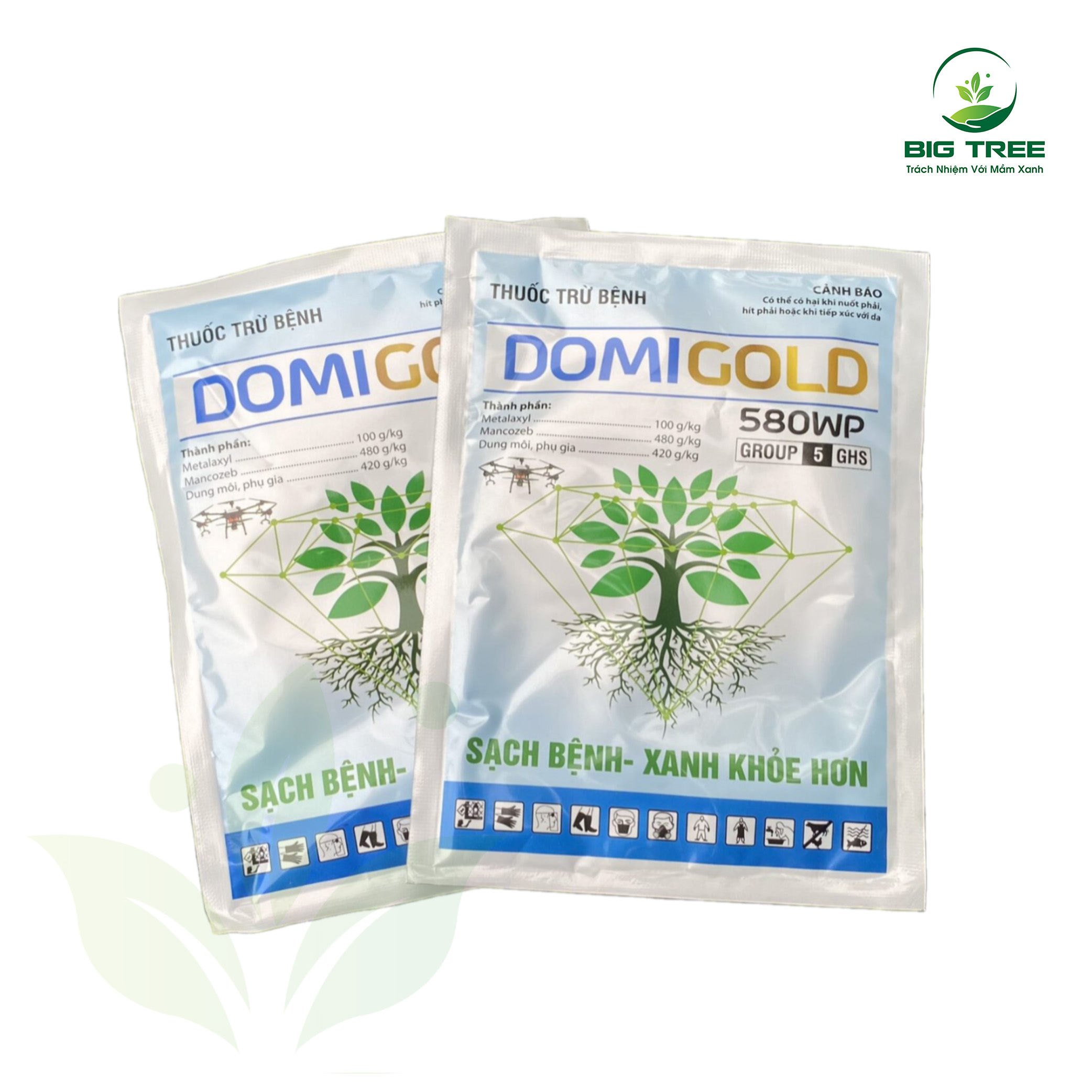 Thuốc trừ bệnh Domigold 580WP