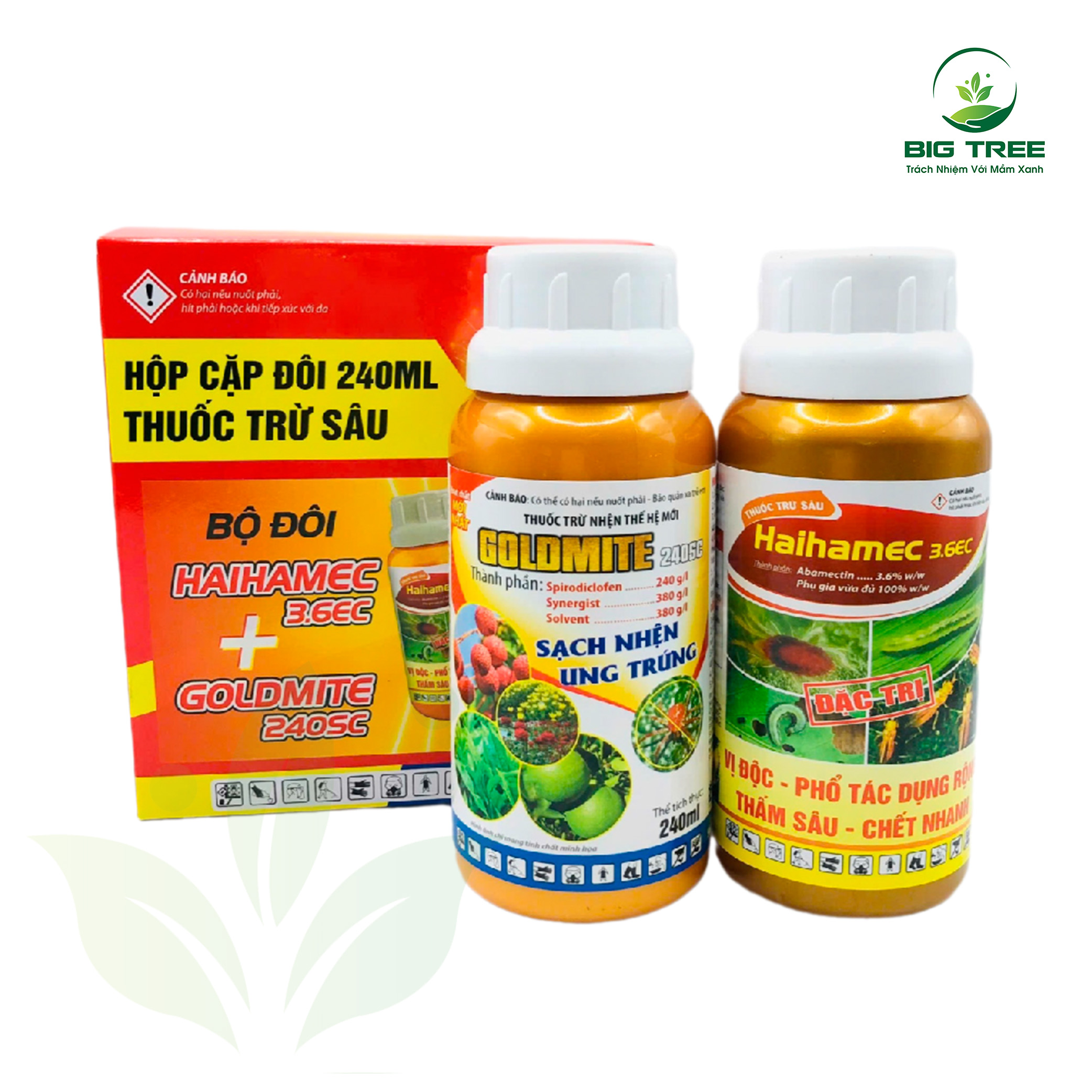 Cặp đôi HAIHAMEC 3.6EC + GOLDMITE 240SC