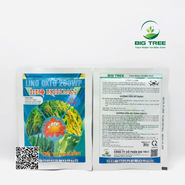 Thuốc trừ bệnh Lino Oxto 200WP hiệu BIG KHUẨN - Hình ảnh 4