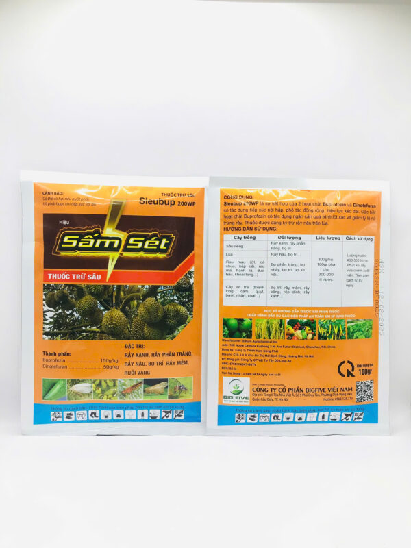 Thuốc trừ sâu Sieubup 200WP hiệu Sấm Sét - Hình ảnh 2
